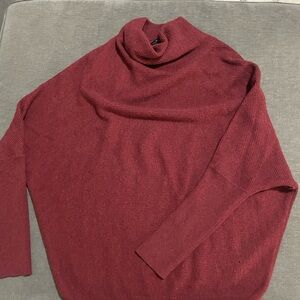 All Saints Deep Red Knit Sweater